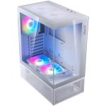 Gabinete Adata XPG INVADER X MINI Vidrio Templado 5 Ventiladores ARGB Blanco INVADERXMINIMT-WHCWW